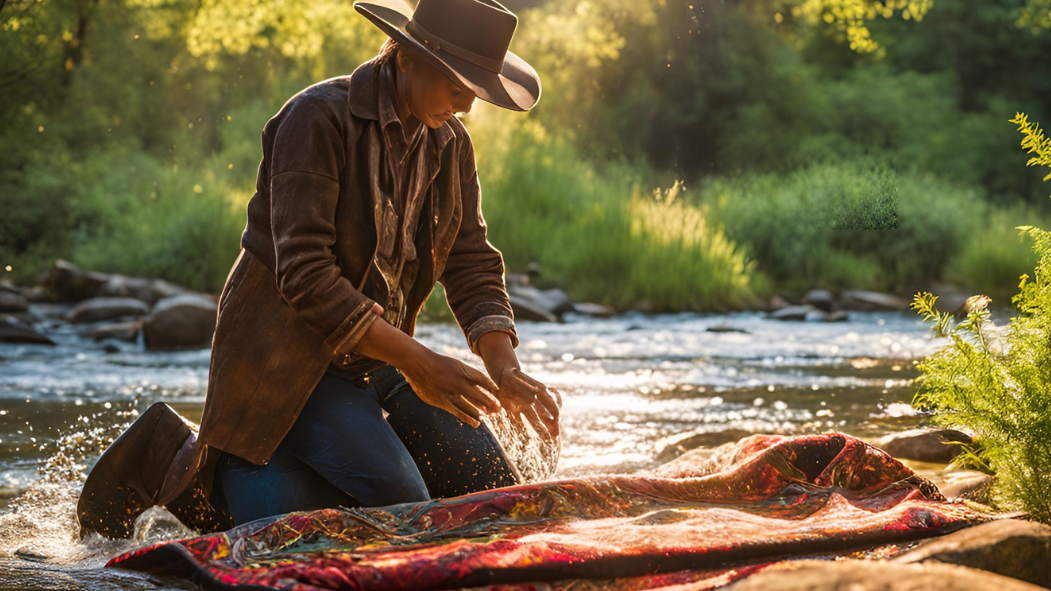 How to Wash and Clean a Wool Western Horse Saddle Blanket