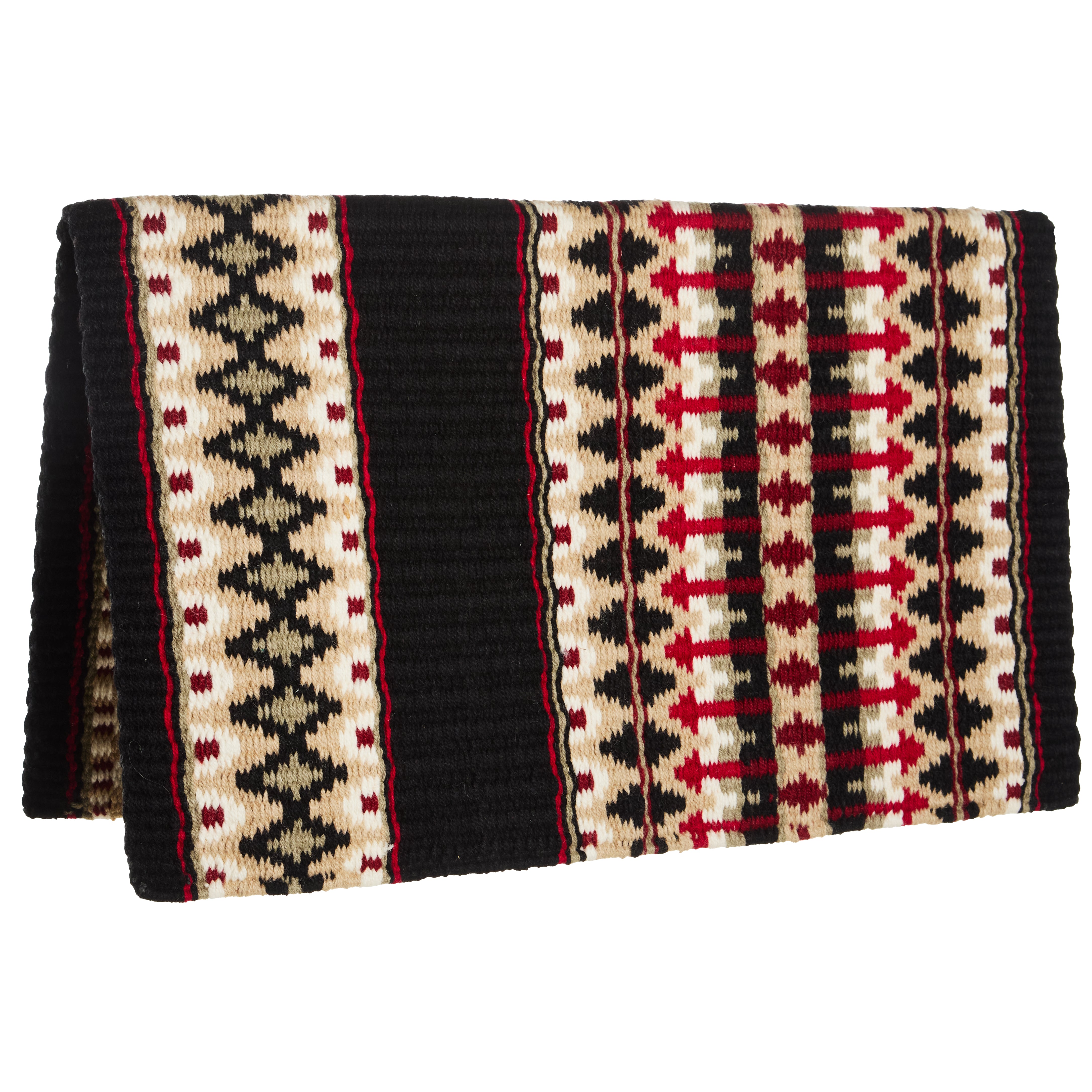 Double Arrow 40X34 New Zealand Wool Saddle Blanket - Mayatex