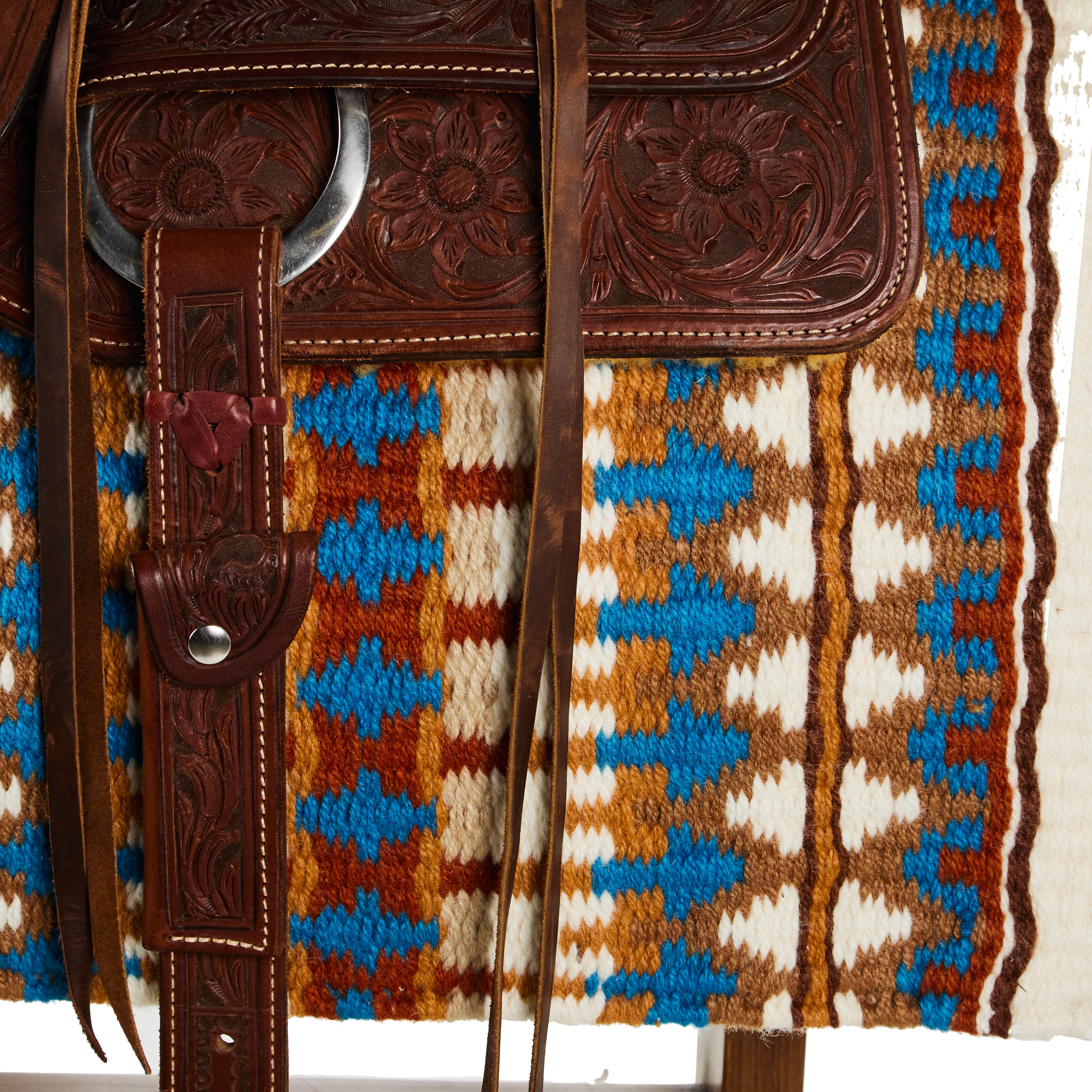 Double Arrow 40X34 New Zealand Wool Saddle Blanket - Mayatex