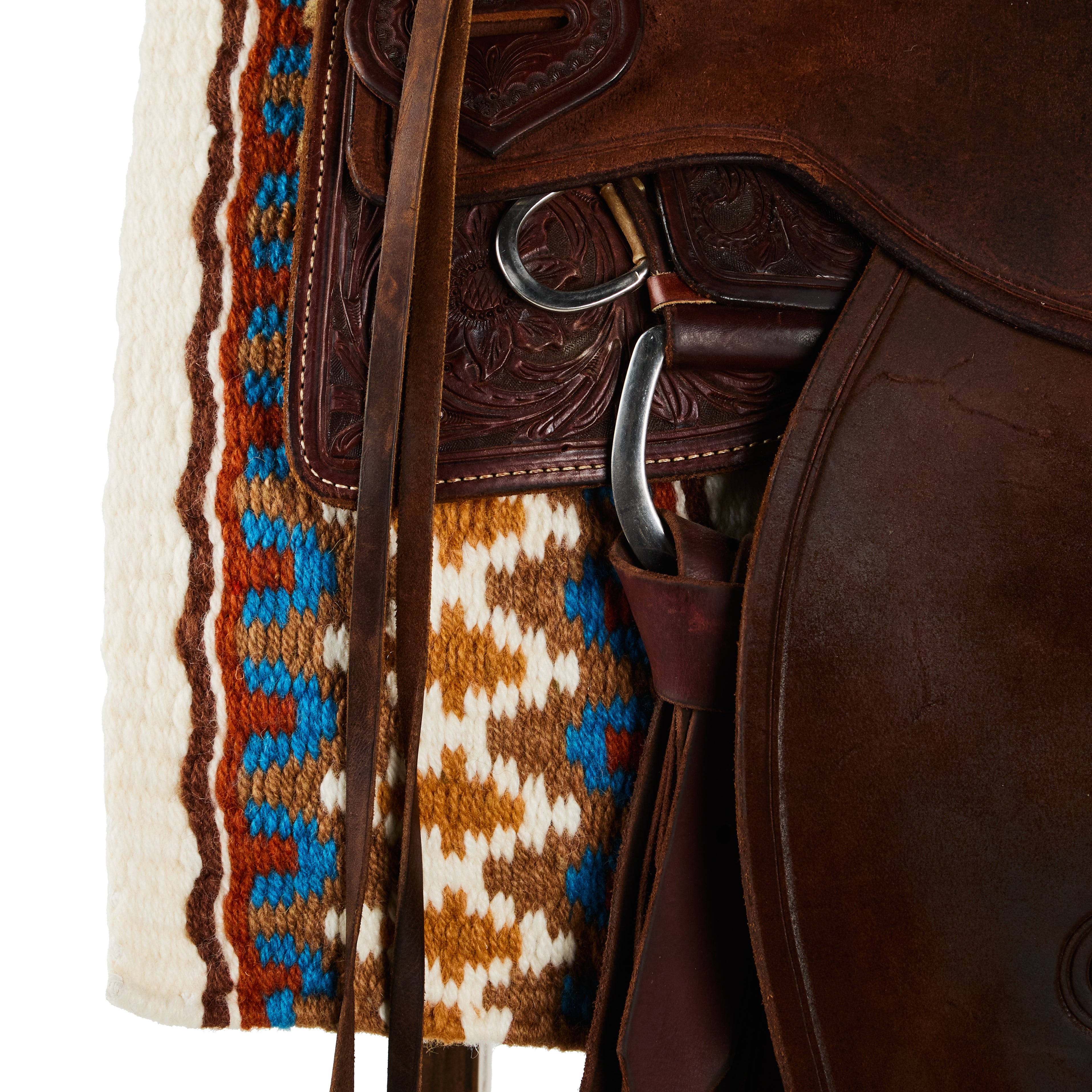 Double Arrow 40X34 New Zealand Wool Saddle Blanket - Mayatex
