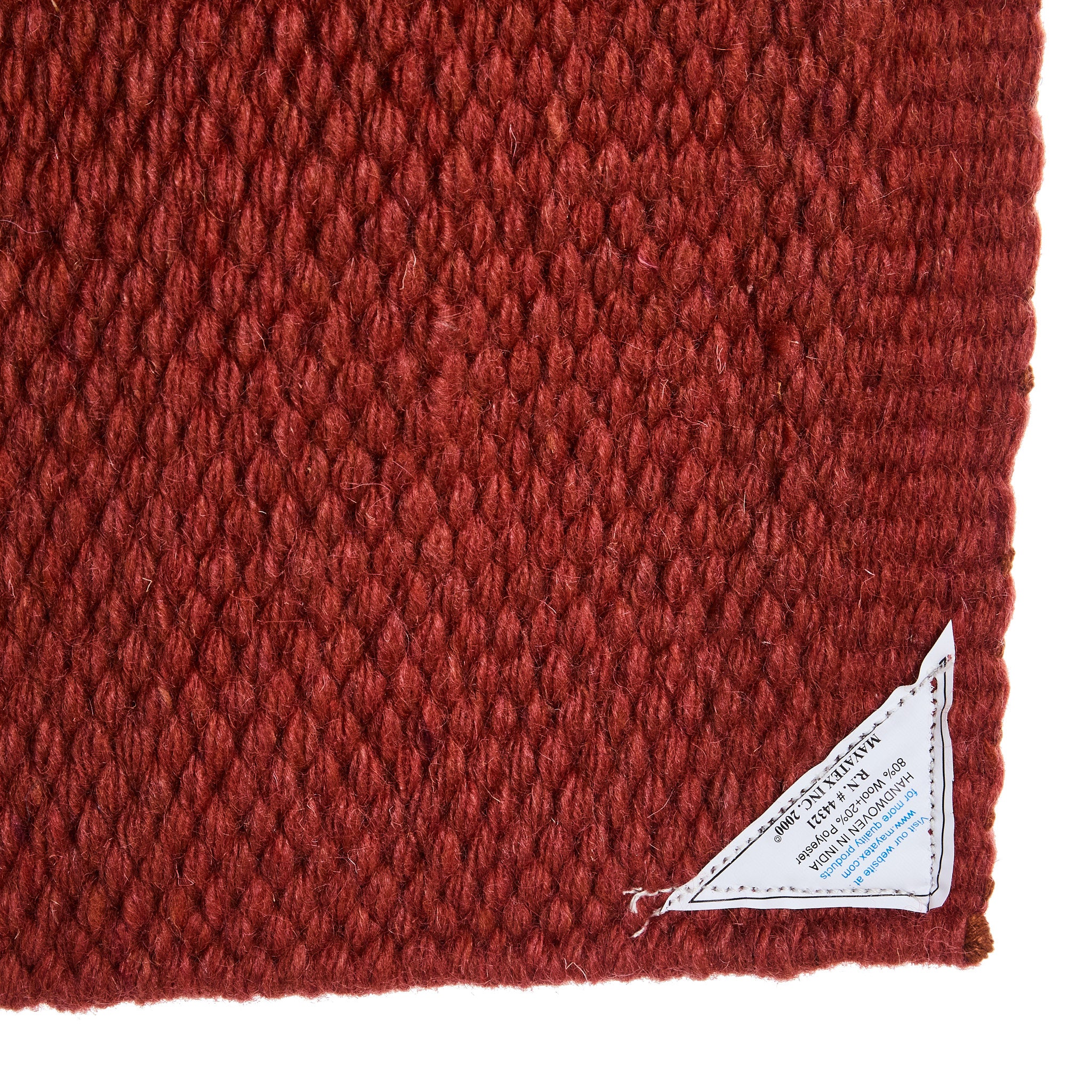 1314-94 San Juan Solid Tabasco 36x34 New Zealand Wool Saddle Blanket - Mayatex