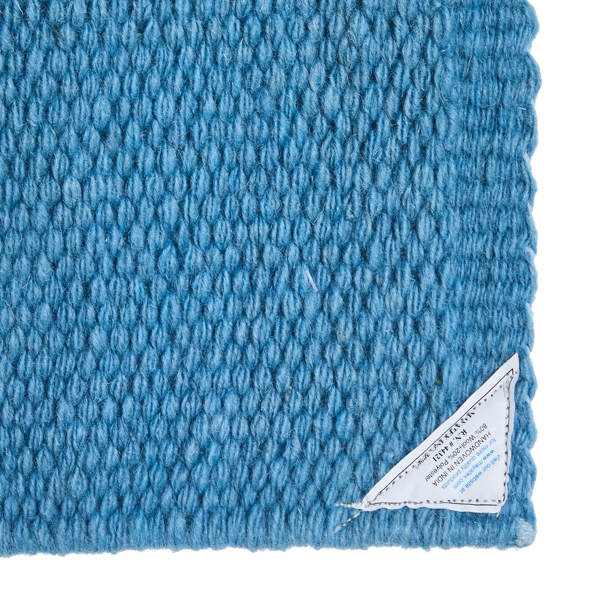 1314-99 San Juan Solid Niagara 36x34 New Zealand Wool Saddle Blanket - Mayatex