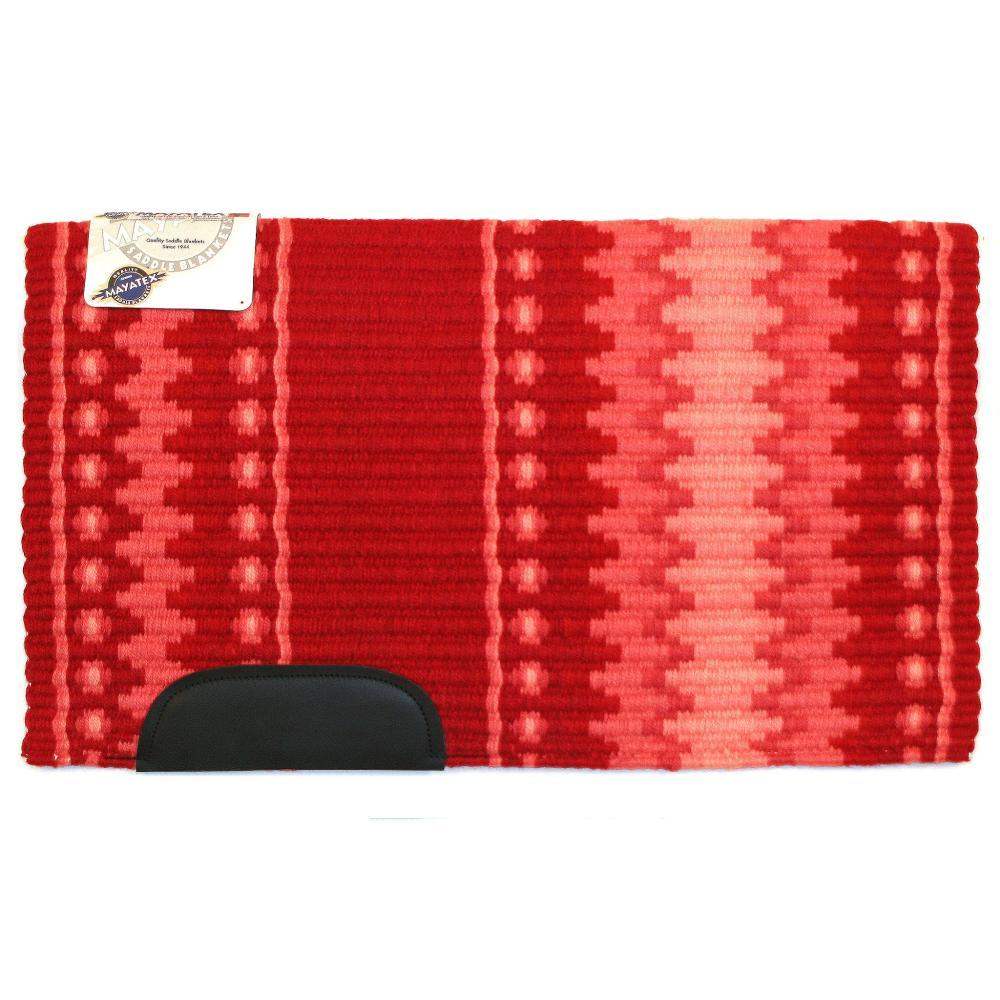 Horse Show Saddle Blanket Pad Oversized Handwoven 100% New Zealand Wool offers Western 34 x 40