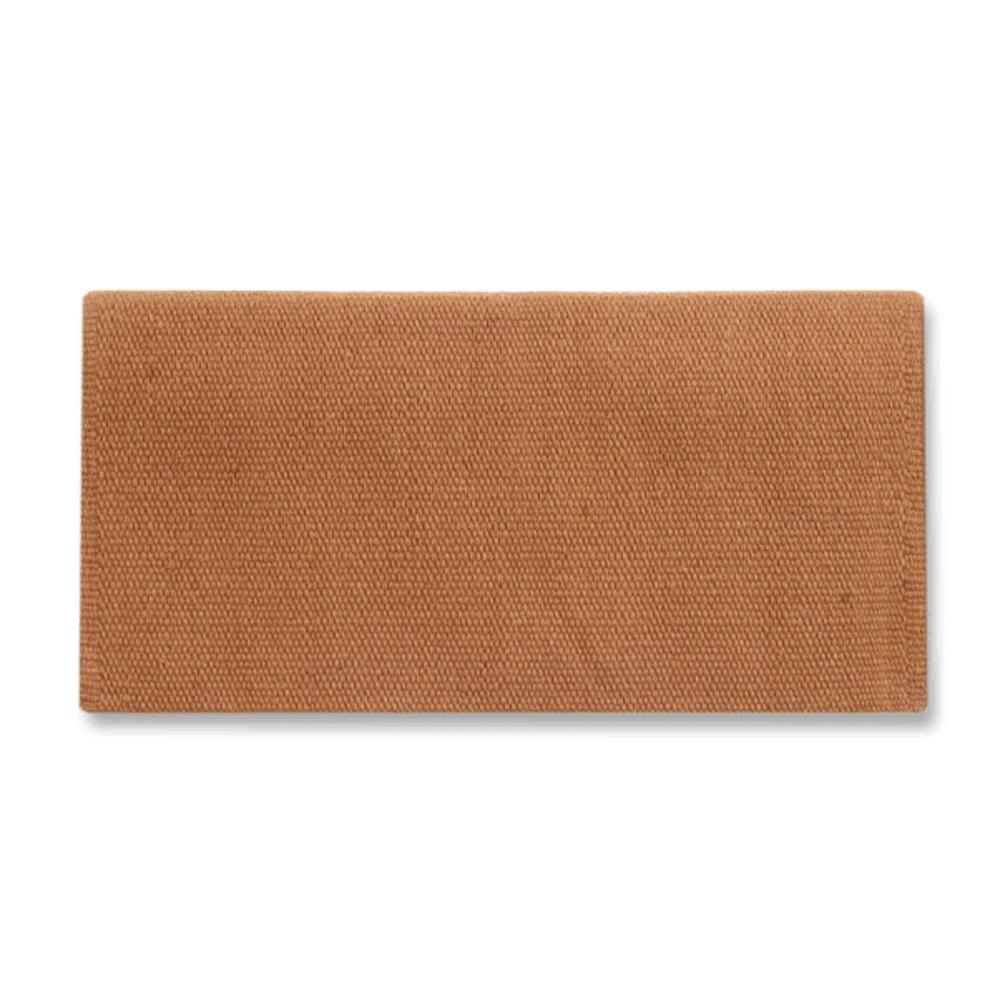 1314-26 San Juan Solid Fawn 36x34 New Zealand Wool Saddle Blanket - Mayatex