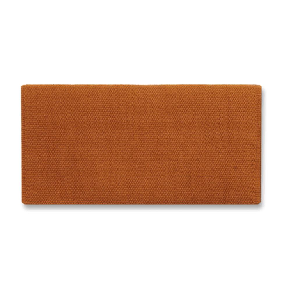 1314-27 San Juan Solid Buckskin 36x34 New Zealand Wool Saddle Blanket - Mayatex