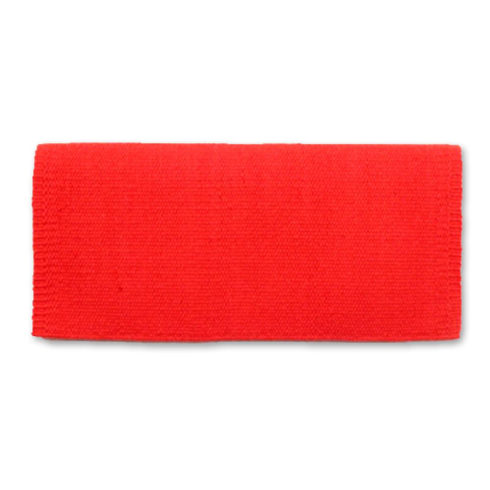1314-67 San Juan Solid Coral 36x34 New Zealand Wool Saddle Blanket - Mayatex