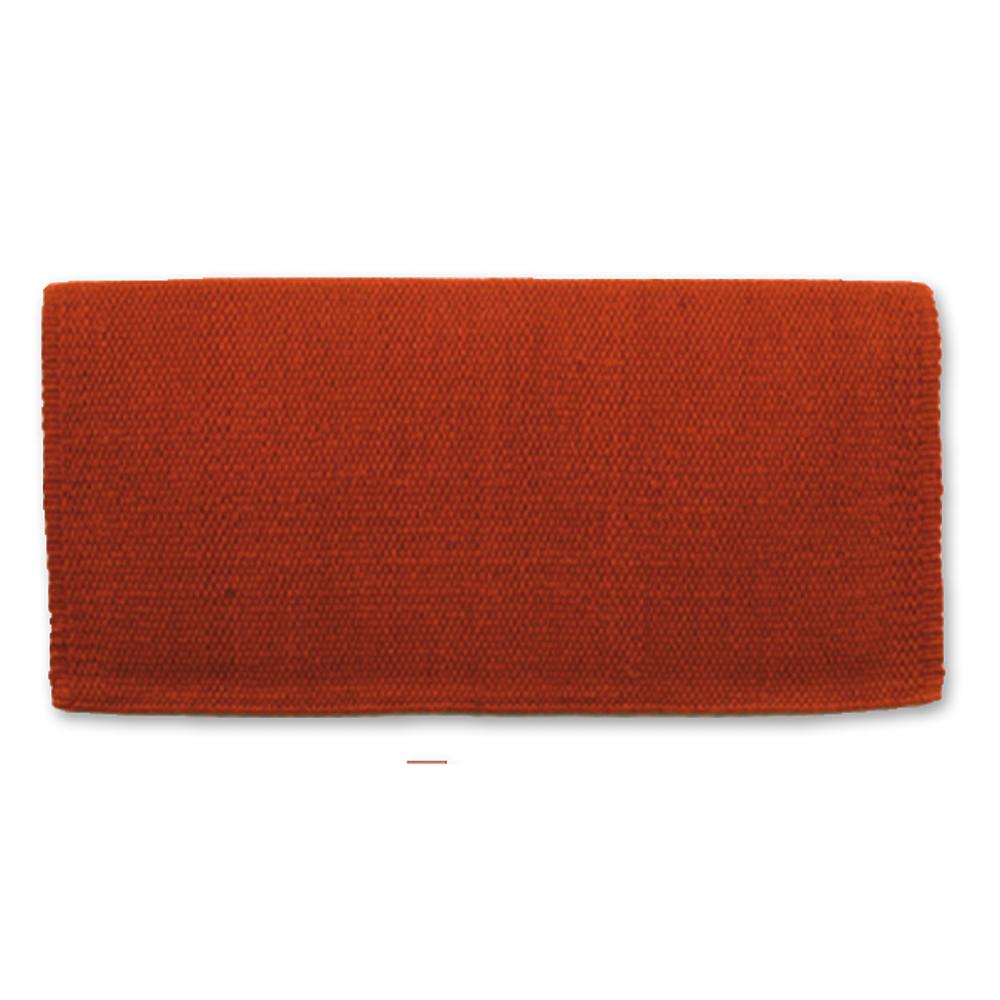 1314-73 San Juan Solid Copper 36x34 New Zealand Wool Saddle Blanket - Mayatex