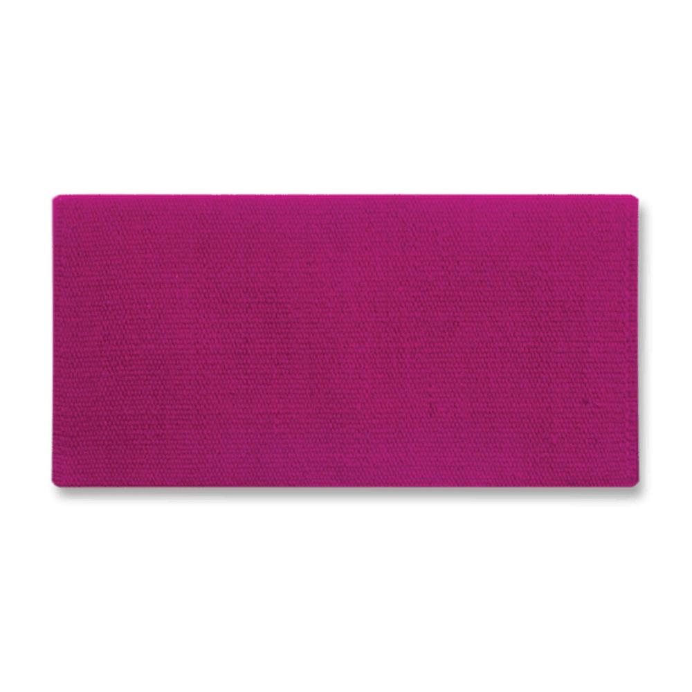 1314-88 San Juan Solid Raspberry 36x34 New Zealand Wool Saddle Blanket - Mayatex