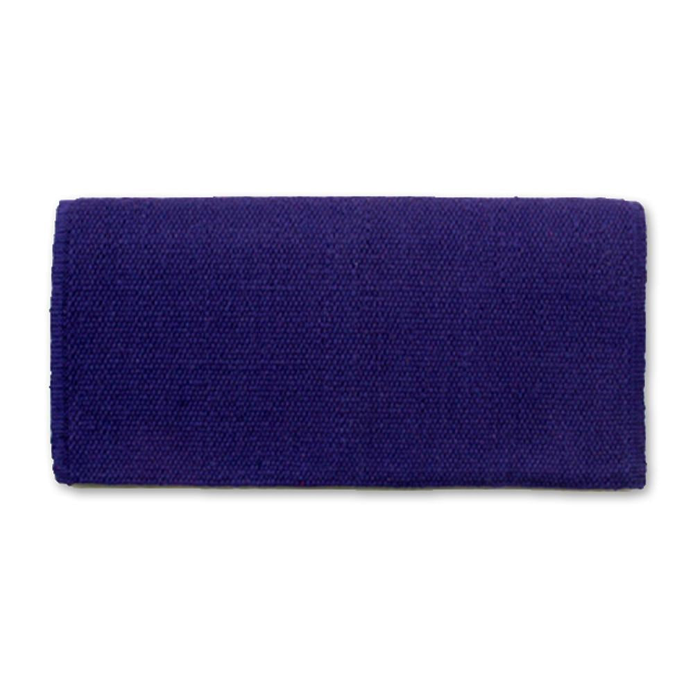 1314C-29 San Juan Solid Show Purple 38x34 New Zealand Wool Saddle Blanket - Mayatex