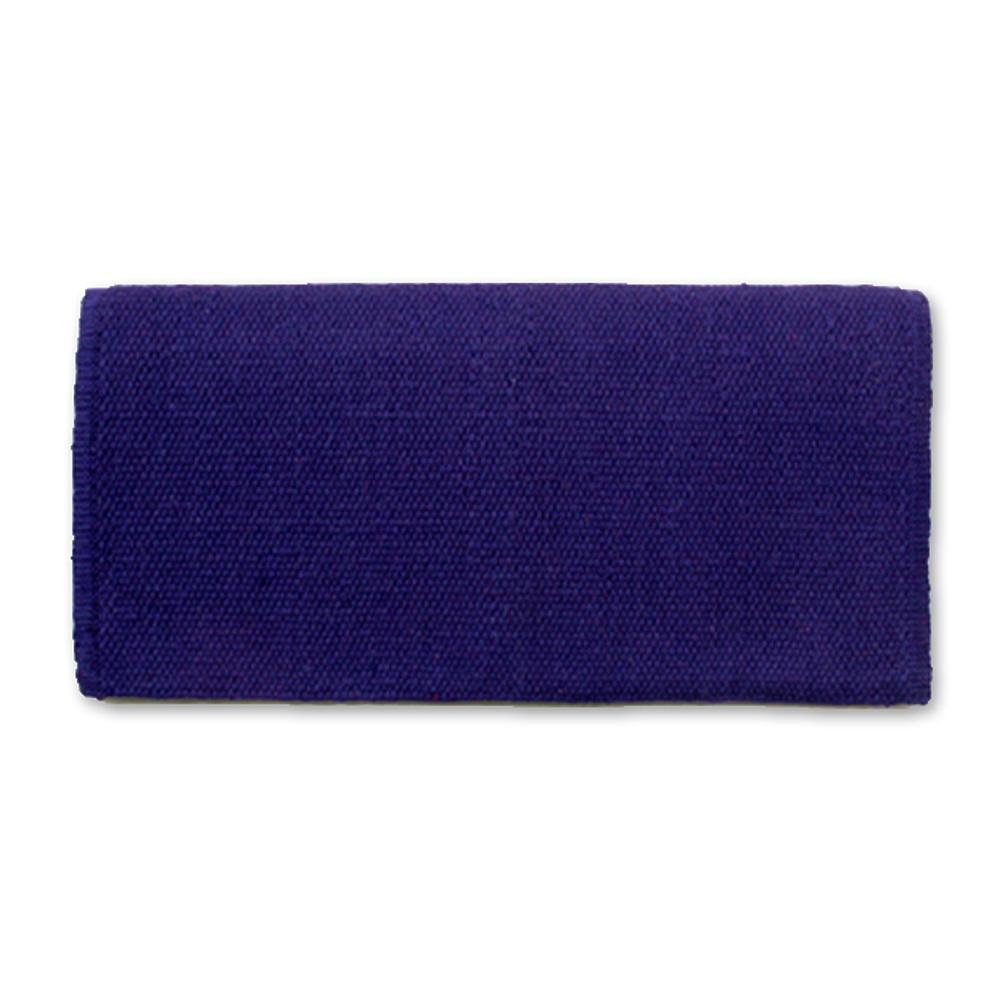 1314C-29 San Juan Solid Show Purple 38x34 New Zealand Wool Saddle Blanket - Mayatex