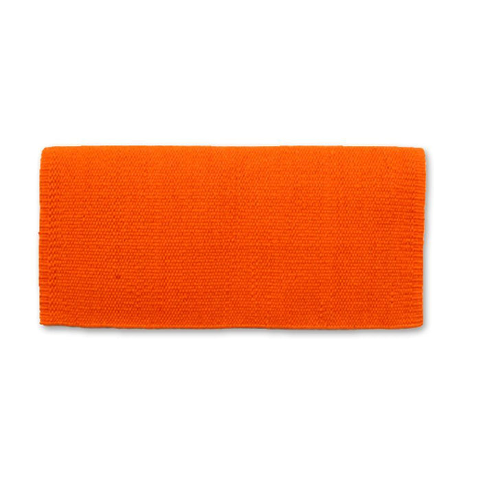 San Juan 38X34 Orange New Zealand Wool Saddle Blanket  ORANGE
