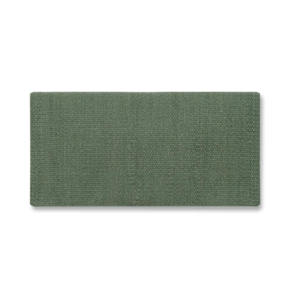 1314C-38 San Juan Solid Sage 38x34 New Zealand Wool Saddle Blanket - Mayatex