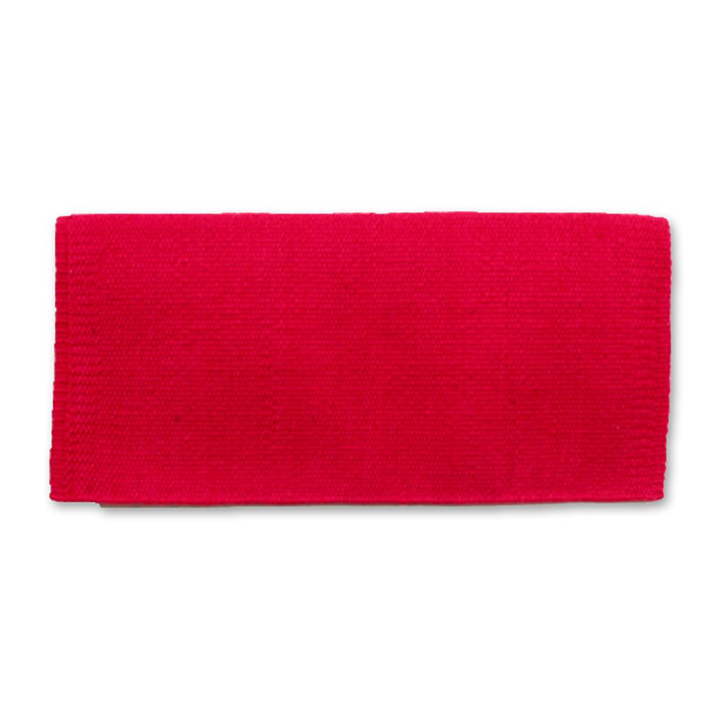 1314C-72 San Juan Solid Fuchsia 38x34 New Zealand Wool Saddle Blanket - Mayatex