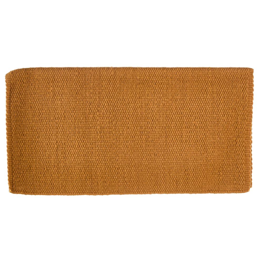1314-10 San Juan Solid Gold 36x34 New Zealand Wool Saddle Blanket GOLD - Mayatex