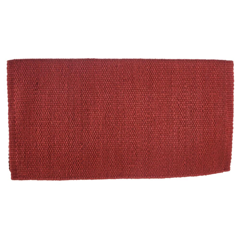 1314-94 San Juan Solid Tabasco 36x34 New Zealand Wool Saddle Blanket - Mayatex