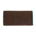 Mayatex  Hunter Green And Rust Double Weave 32x64 Acrylic Blend Saddle Blanket