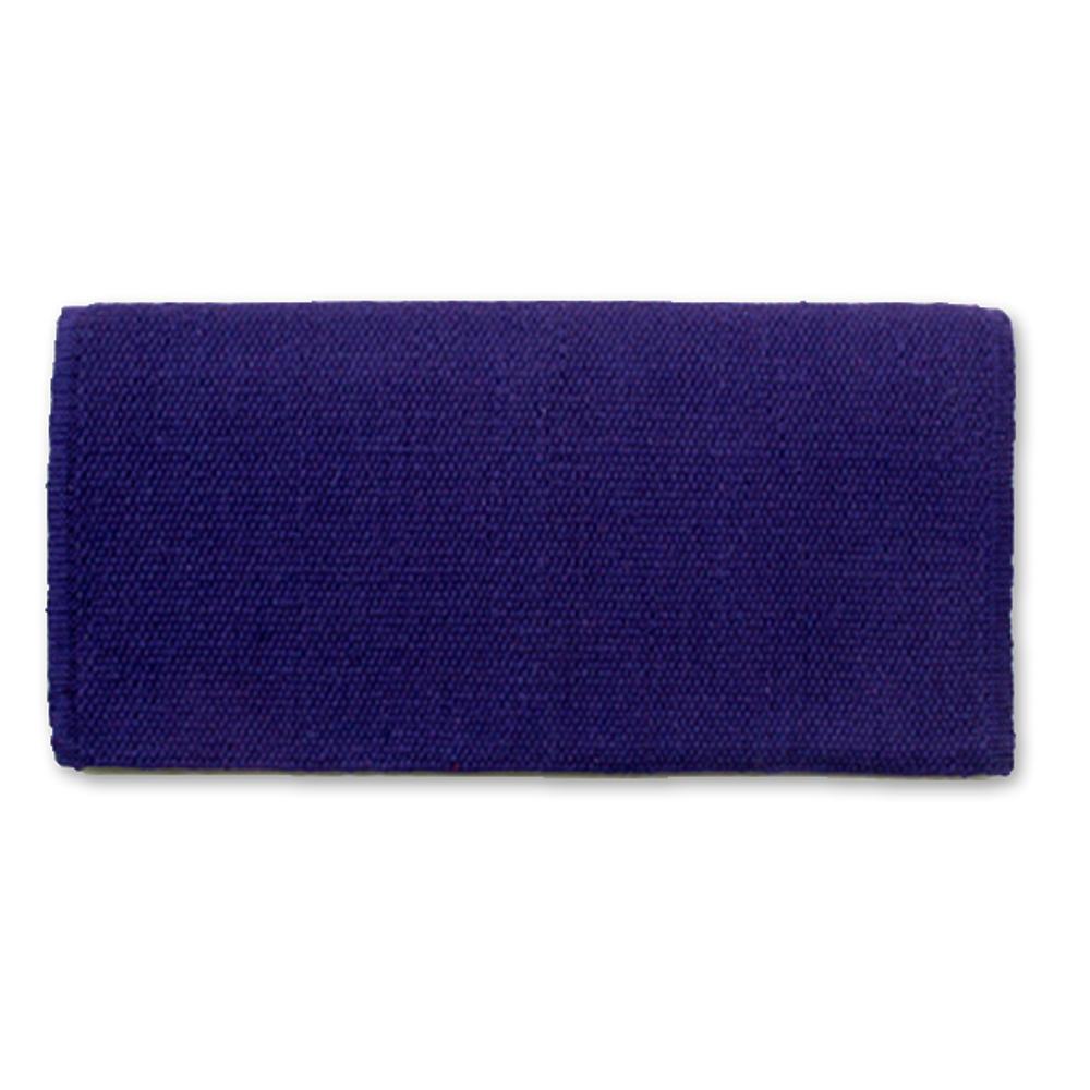 1314-29 San Juan Solid Purple 36x34 New Zealand Wool Saddle Blanket PURPLE - Mayatex