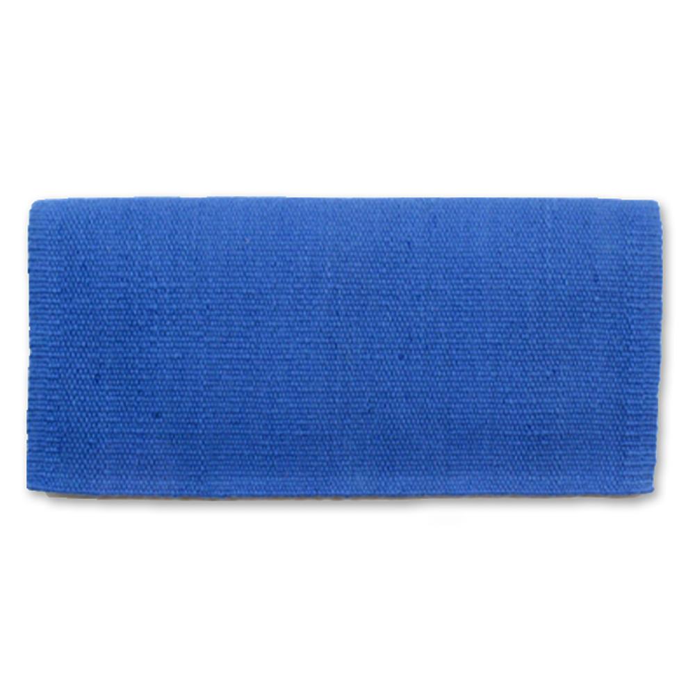 1314-78 San Juan Solid Periwinkle Blue 36x34 New Zealand Wool Saddle Blanket PERIWINKLEBLUE - Mayatex
