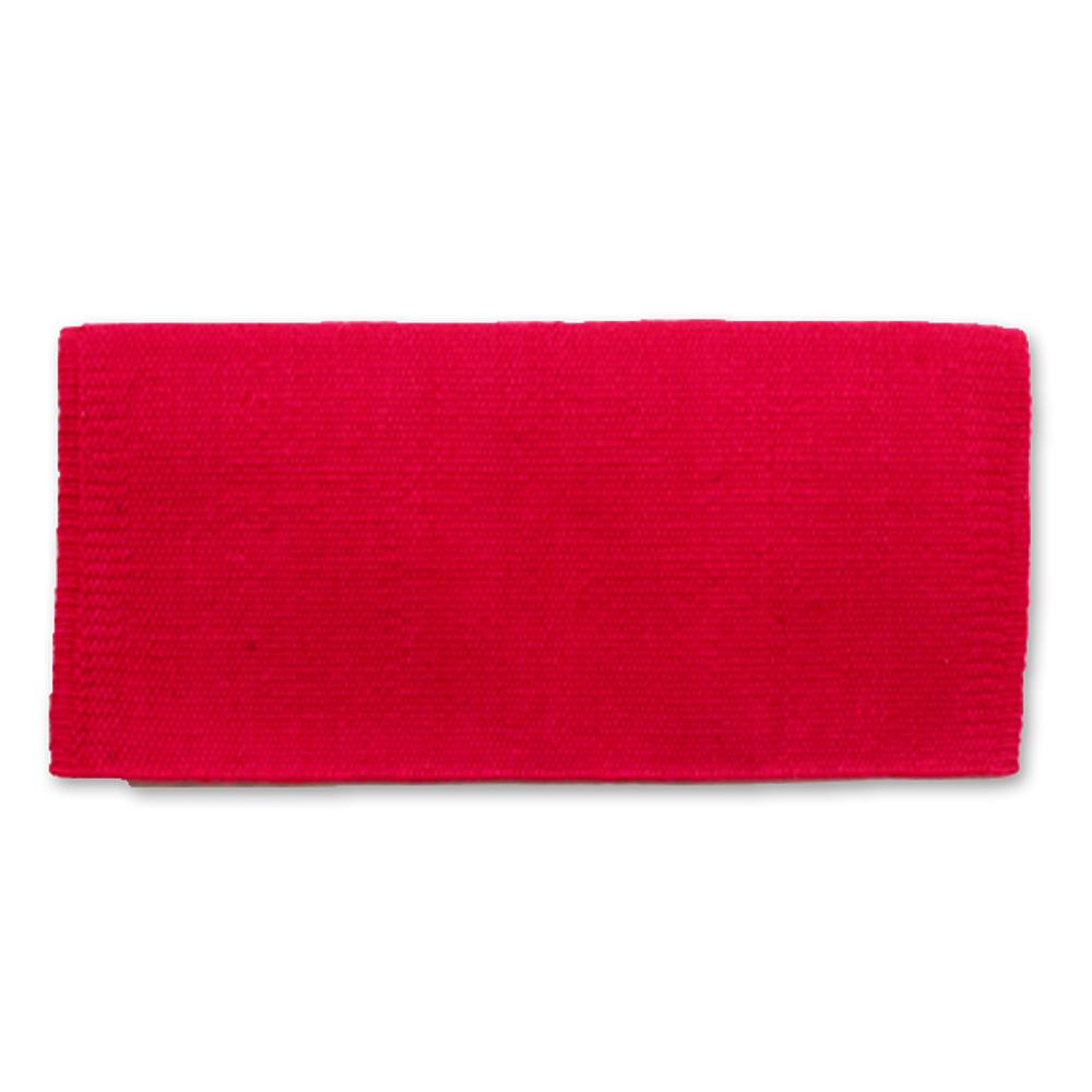 1314-72 San Juan Solid Fuchsia 36x34 New Zealand Wool Saddle Blanket FUCHSIA - Mayatex