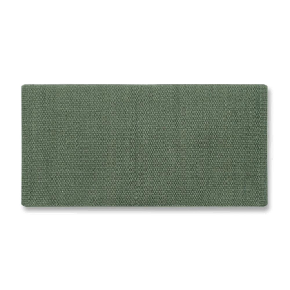 1314-38 San Juan Solid Sage 36x34 New Zealand Wool Saddle Blanket SAGE - Mayatex