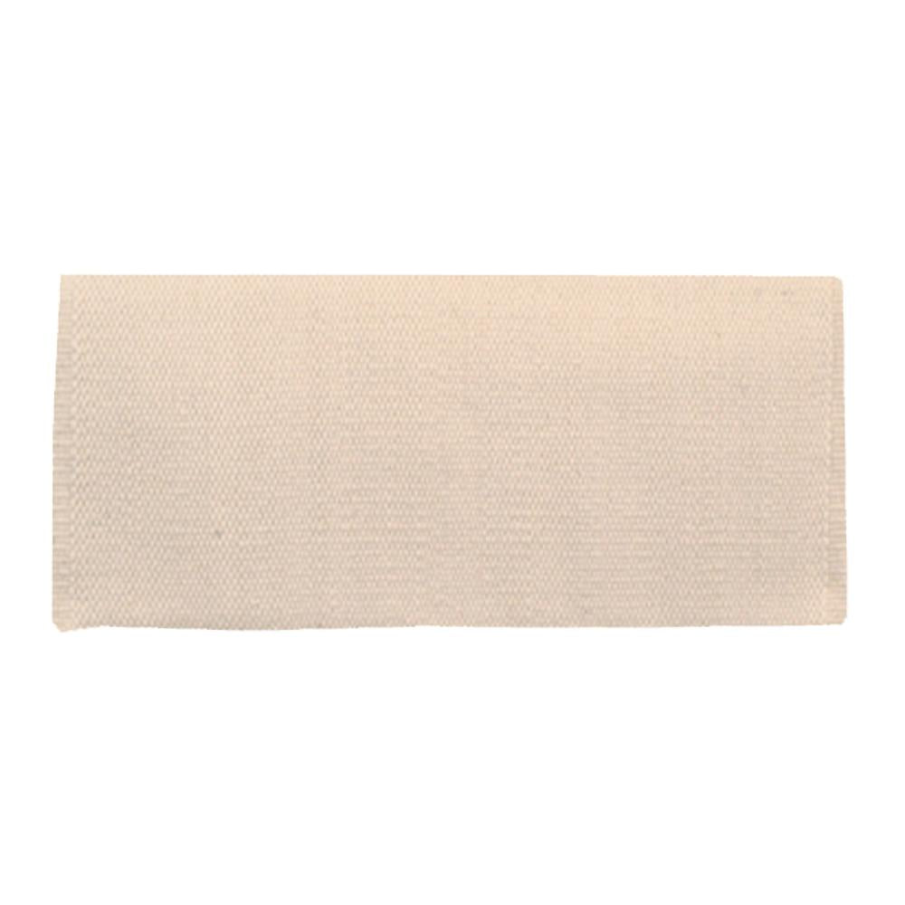 1314-19 San Juan Solid Cream 36x34 New Zealand Wool Saddle Blanket CREAM - Mayatex