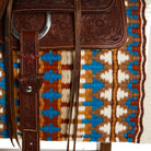Double Arrow 40X34 New Zealand Wool Saddle Blanket - Mayatex