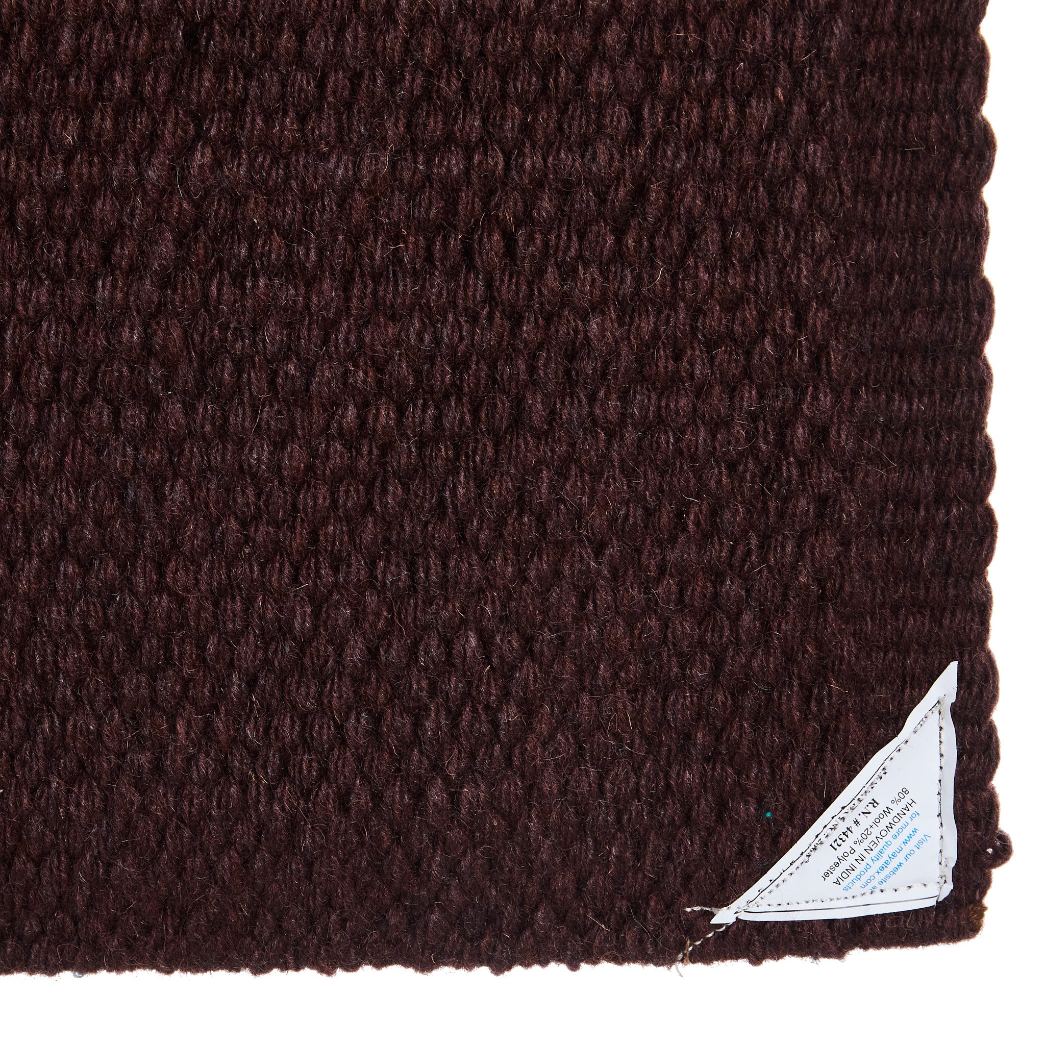 1314-96 San Juan Solid Expresso 36x34 New Zealand Wool Saddle Blanket - Mayatex