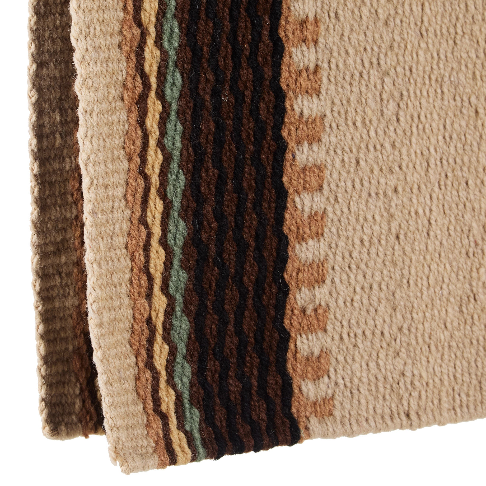 1340-17 Double Weave 32x64 Acrylic Blend Saddle Blanket Rust And