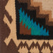 Mayatex  1438-4 Mayatex Haymaker Wool Blanket-38x34 BLACK CREAM SAND