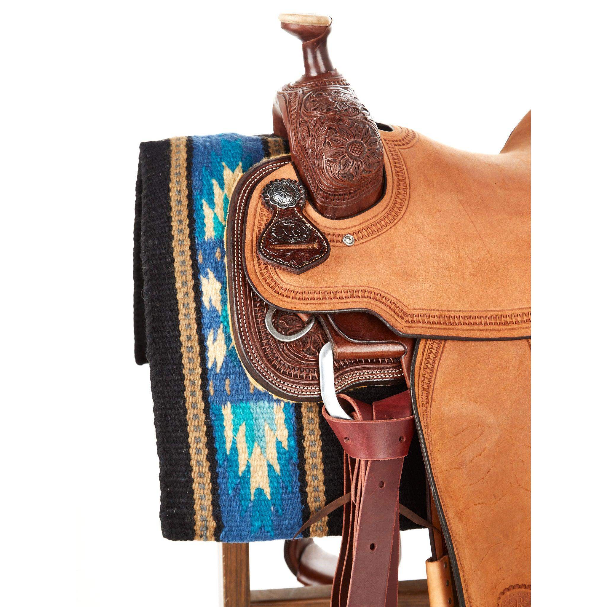 サマーセール◇HarrisTweed Side Shellchair2 Sandhill 36x34 New Zealand Wool Saddle Blanket – Mayatex