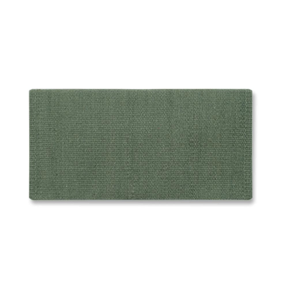 1314C-38 San Juan Solid Sage 38x34 New Zealand Wool Saddle Blanket - Mayatex