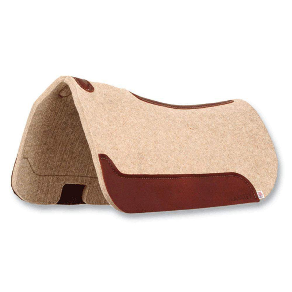 SHP8000 Wool Felt Barrel Racer Contour Saddle Pad 32X30 — Mayatex