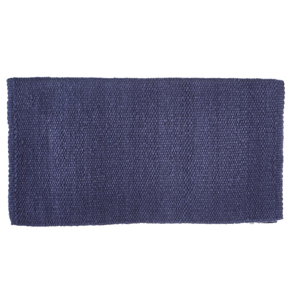 1314-98 San Juan Solid Cadet 36x34 New Zealand Wool Saddle Blanket - Mayatex