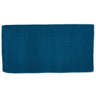 1314C-100 San Juan Solid Ocean Blue 38x34 New Zealand Wool Saddle Blanket - Mayatex