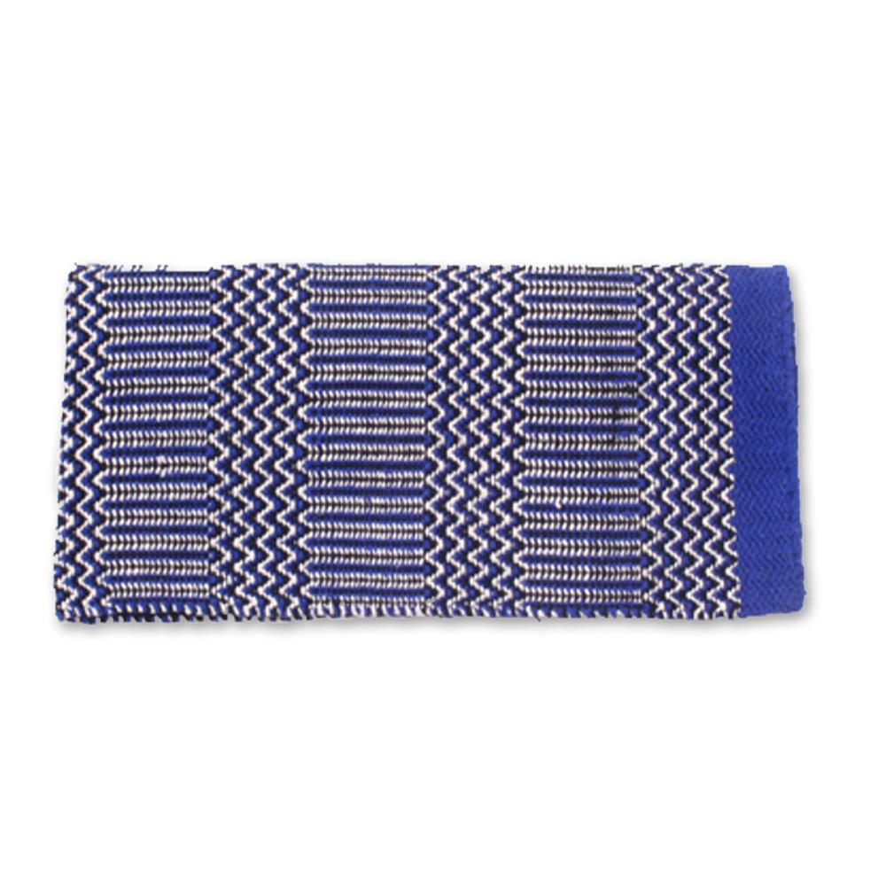 Royal Blue Double Weave 32x64 Acrylic Blend Saddle Blanket – Mayatex