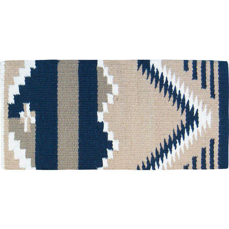 Mayatex  Aztec Double Weave Horse Saddle Blanket Navy