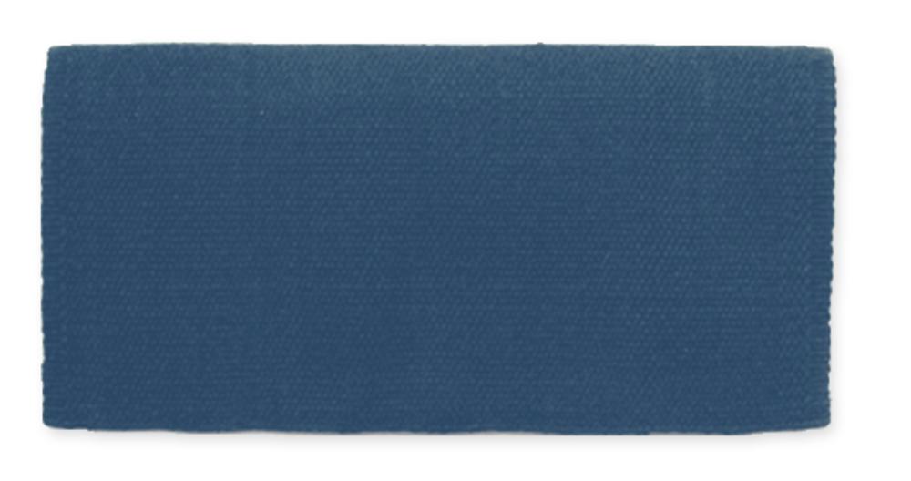 1314-30 San Juan Solid Navy 36x34 New Zealand Wool Saddle Blanket NAVY - Mayatex