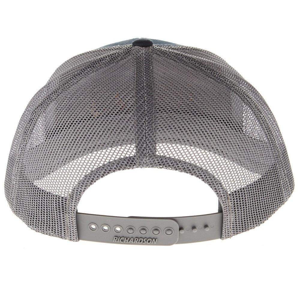 Grey And Charcoal Mesh Back Logo Cap – Mayatex
