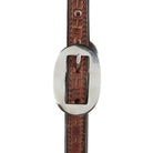 Medium Oil Rope Tooled 5 8 Single Ear Headstall - Mayatex