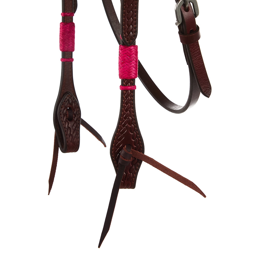 うらしま堂　the custom rawhide Natural Rawhide Browband Headstall – Mayatex